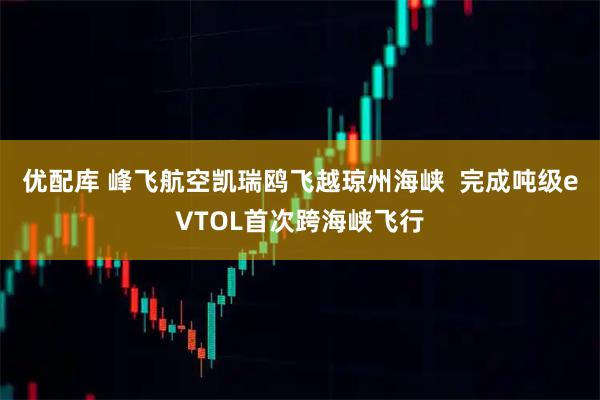 优配库 峰飞航空凯瑞鸥飞越琼州海峡  完成吨级eVTOL首次跨海峡飞行